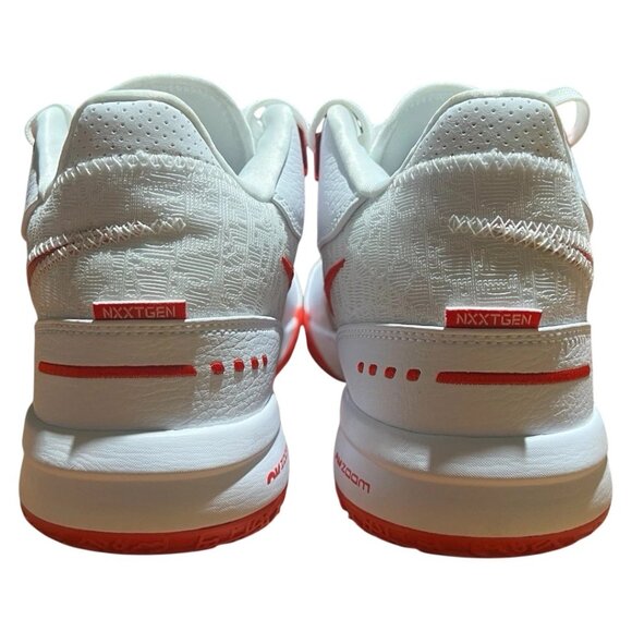Nike Zoom LeBron NXXT Gen - Sz 8.5 Men Basketball Shoes White Red HJ9942-101 NEW main image 5